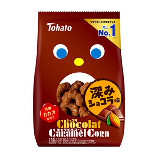 東ハト ショコラキャラメルコーン 65g 12コ入り 2025/01/20発売