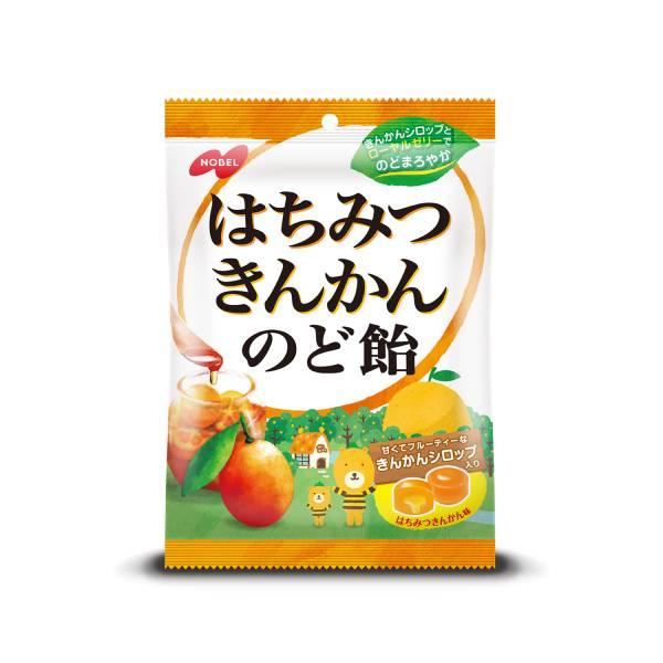 ノーベル製菓 はちみつきんかんのど飴 110g 48コ入り 2025/10/06発売