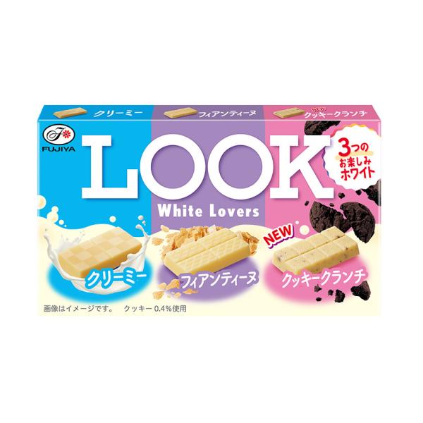 不二家 ルック（ホワイトラバーズ） 43g(9枚) 160コ入り 2025/09