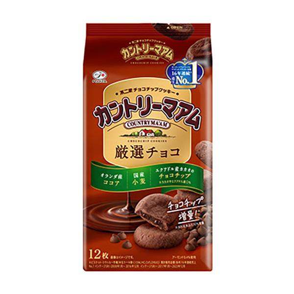 不二家 カントリーマアム（厳選チョコ） 12枚（個包装して