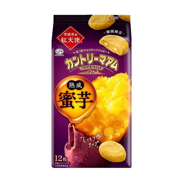 不二家 カントリーマアム（熟成蜜芋） 12枚（個包装してあります。） 5コ入り 2026/08/04発売 (4902555600031)
