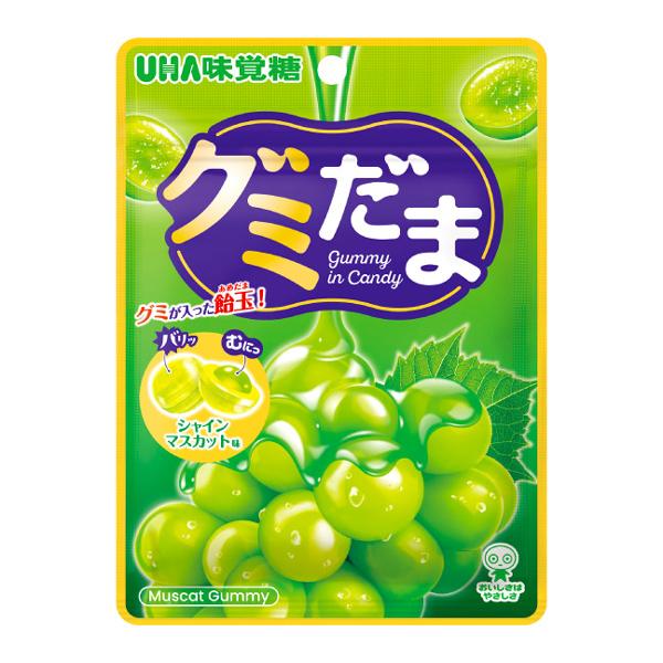 UHA味覚糖 グミだま シャインマスカット 55g 72コ入り 2026/09/28発売
