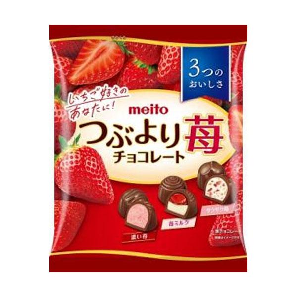 名糖産業 つぶより苺チョコレートパーティーパック 198g 14コ 名糖産業 つぶより苺チョコレートパーティーパック 198g 14コ