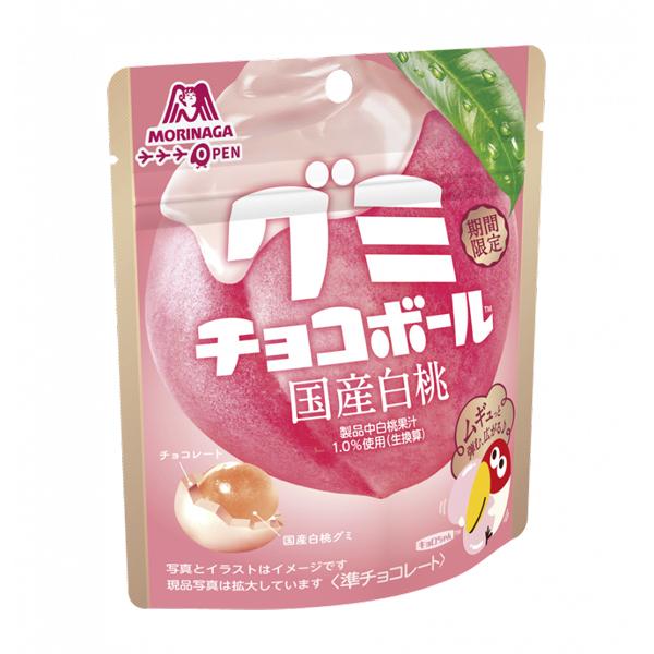 森永製菓 グミチョコボール＜国産白桃＞ 47g 10コ入り 2026/02/03発売 (4902888274763)