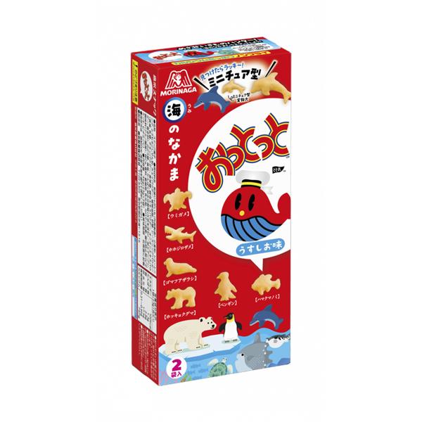 森永 ビースリー  2袋セット 森永製菓 おっとっと＜うすしお味＞ 46g（23g×2袋） 10コ入り 2026/04
