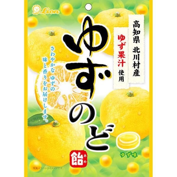 ライオン菓子 ゆずのど飴 73g 6コ入り 2022/11/01発売 (4903939012570