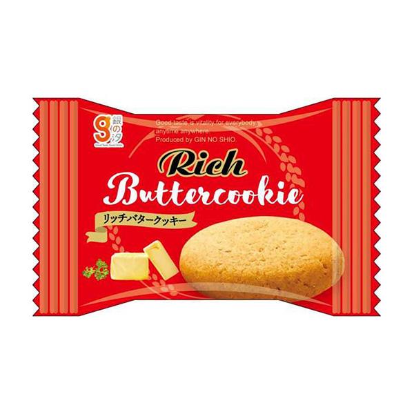 銀の汐 リッチバタークッキー 1枚 100コ入り (4962407015031