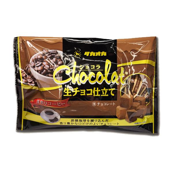 タカオカ ショコラ生チョコ仕立て 深煎りコーヒー 135g 12コ入り タカオカ ショコラ生チョコ仕立て 深煎りコーヒー 135g 12コ入り