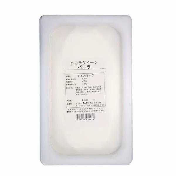 【ロッテ】 ベーシック ミルクバニラ 4L 冷凍 5セット 業務用 ロッテ ベーシック ミルクバニラ 冷凍 4L ×4コ(768962000x4k