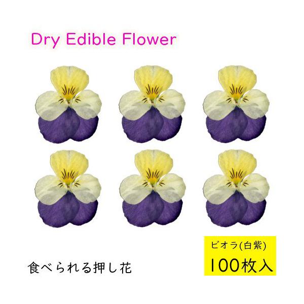 食用花 ドライフラワー 全国送料無料 食べられる押し花 ドライエディブルフラワー ビオラ 白紫 100枚入り 有限会社トム メール便 Omtmb7237 Omtmb7237 おかしのマーチ 通販 Yahoo ショッピング