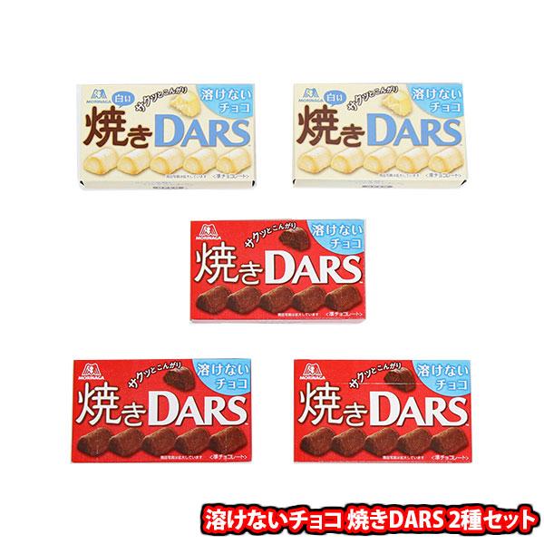 お菓子 詰め合わせ 森永 溶けないチョコ 焼きDARS 2種セット【計