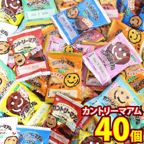 お菓子 詰め合わせ 不二家 カントリーマアム（1枚入り）2種・計40コ