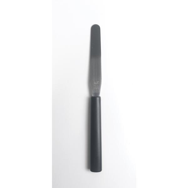 ペガサス ミニスパチュラ/スパテラ 100mm No.2 プラ柄 ミニパレットナイフ 黒柄 細工 ヘラ シュガークラフト