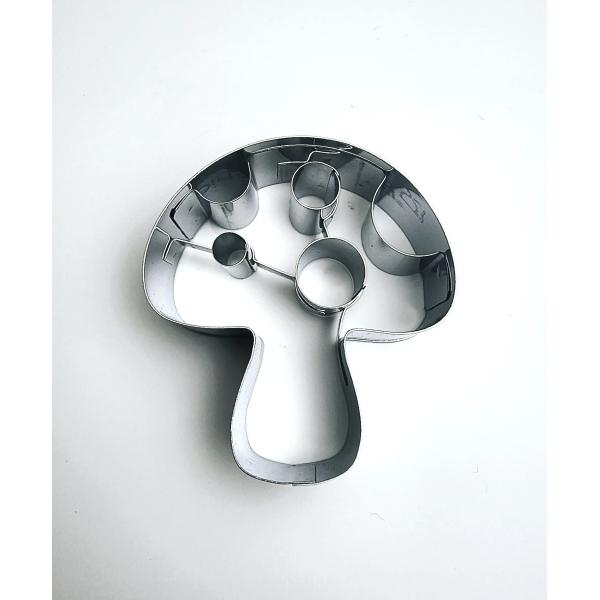 クッキー抜き型 BIRKMANN マッシュルーム/きのこ 5.5cm MUSHROOM クッキー型 198395 クッキーカッター バークマン 型抜き お菓子 金属