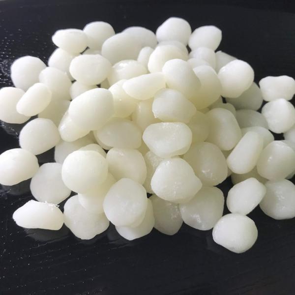 1個2.5gサイズの小さな求肥白餅。さまざまなお菓子のトッピングに最適です！　再冷凍も可能です。