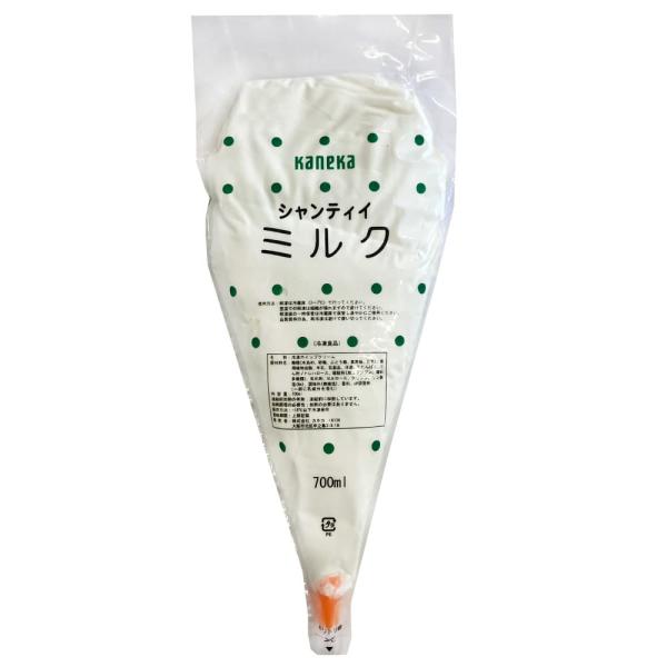 甘さを抑えスッキリとしたミルク風味に仕上げた冷凍ホイップ済クリーム