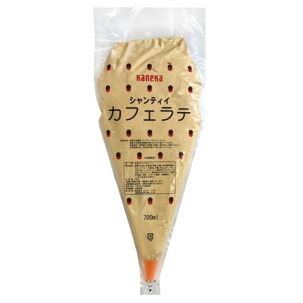 深煎コーヒーとコク味のある牛乳でカフェラテ風味に仕上げた冷凍ホイップ済クリーム