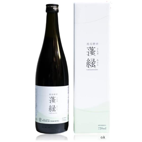酵素ドリンク 越後酵素蓬緑ボトル 720ml 80種類の原材料を熟成 酵素ドリンク 越後酵素蓬緑ボトル 720ml 80種類の原材料を熟成