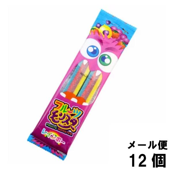 オレキン80g2個100g120gレインボーB80g100g計6個　専用出品 80円 やおきん フルーツモンスターレインボー味 [1箱 12袋入]：駄菓子