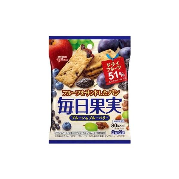 他サイト： 江崎グリコ毎日果実プルーン＆ブルーベリー６枚×10袋入 ※品切れの場合お取り寄せとなり、お届けまで一週間程度かかる事があります。の商品画像