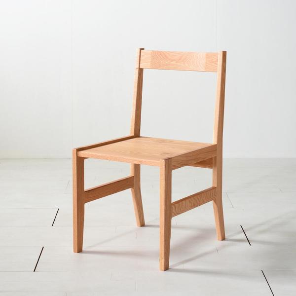 ダイニングチェア　大川家具　　オーク無垢　ウッドチェア 椅子 ダイニングチェア 木製 板座 おしゃれ 完成品 国産 大川家具 開梱