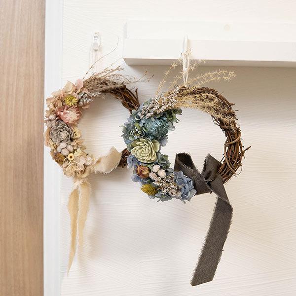 ドライフラワー お花のハーフリース インテリア壁飾り花雑貨 楽天市場】ドライフラワー スワッグ ハーフリース風 壁掛け