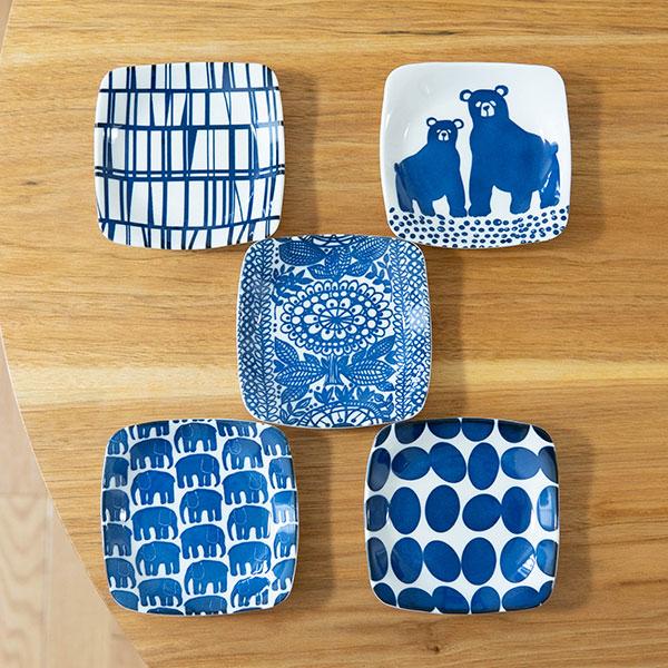 フィンレイソン 角皿 プレート 食卓を彩るお洒落な北欧柄の角皿