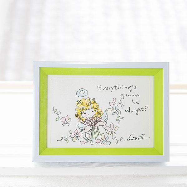 天使のイラストが可愛い原画作品 飾りやすい卓上絵画 Chiyako インテリア 原画 卓上 Ino 0034 北欧雑貨 ハンドメイド Okayu Labo 通販 Yahoo ショッピング