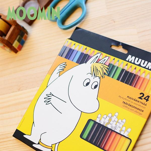 ムーミン 24色 色鉛筆 北欧おしゃれ かわいいお絵かきセット Moomin 塗り絵 色塗り 子供 男の子 女の子 クリスマス 冬 誕生日 退職 引っ越し Moo 北欧雑貨 ハンドメイド Okayu Labo 通販 Yahoo ショッピング