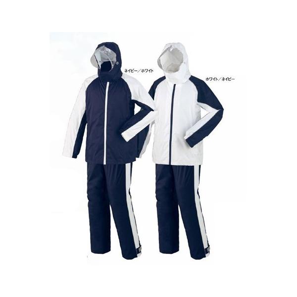 【カラー】ネイビー/ホワイト、ホワイト/ネイビー【素材】ムレを逃す透湿素材！ナイロンタフタ、ウレタン透湿、コーティング2レイヤー耐水圧 10,000mmクラス透湿性 2,000g/ｍ２/24hrクラス(A-1法)【商品特徴】●リュックを背負...