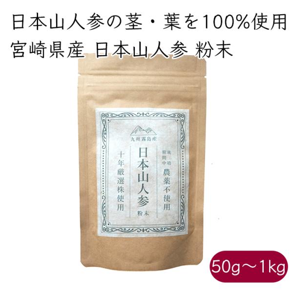 九州霧島産 日本山人参 ヒュウガトウキ 粉末 パウダー《メーカー直送》【送料無料 メール便】宮崎 ひゅうがとうき 日向当帰 やまにんじん 山人参 お茶 粉 微粉末