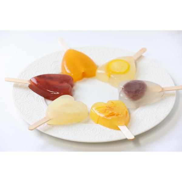 ハートの本葛アイス（6本入・化粧箱）