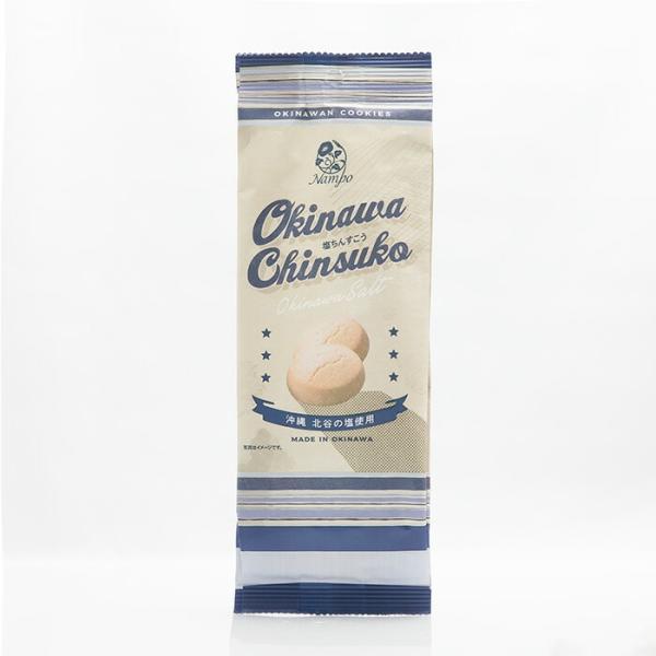 沖縄の伝統的銘菓「ちんすこう」に、沖縄県北谷沖の海水をじっくり40時間煮詰めて作られた「ちゃたんの塩」を練り込み、1口サイズにまぁるく焼き上げました。ほんのり塩味が甘さをひきしめています。OKINAWANヴィンテージをコンセプトに、おしゃれ...