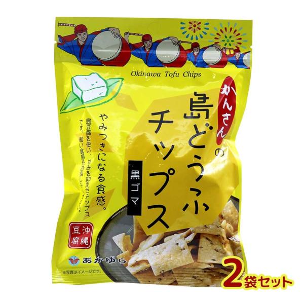 島どうふチップス 沖縄 黒ゴマ味 2袋セット