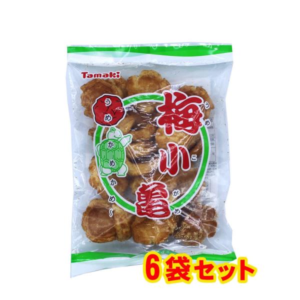 沖縄では「亀の甲せんべい」の愛称で、長年親しまれてきたお菓子です。通常より小さめなサイズなので、食べやすい量の商品となっています。こちらの商品は、ほんのり梅味がくせになる味です。茶菓子、おつまみ、おやつとさまざまな場面によく食べられています...