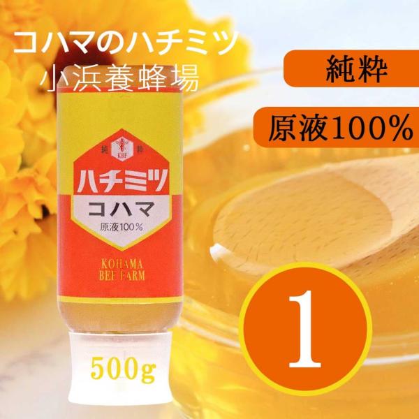 ハチミツ 百花はちみつ コハマのハチミツ 小浜養蜂場 ハチミツ 原液100％ 500g