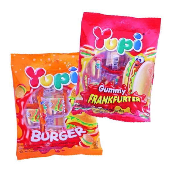 フランクフルトとハンバーガーの形をした不思議でかわいいグミのセットです。 持っているだけでウキウキしてしまうこの商品。子供におやつとして出したら喜ばれますし、大人も思わず食べてしまうので差し入れされたら喜ばれる事、間違いなしでオススメです。...