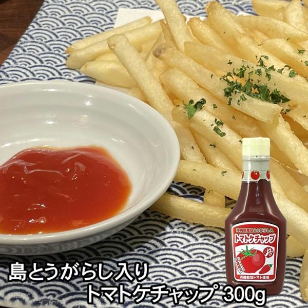 島とうがらし入り トマトケチャップ 300g×5個セット 送料無料 沖縄 お土産 辛いケチャップ トマトケチャップ 琉球フロント ピリ辛 島唐辛子 オムライス
