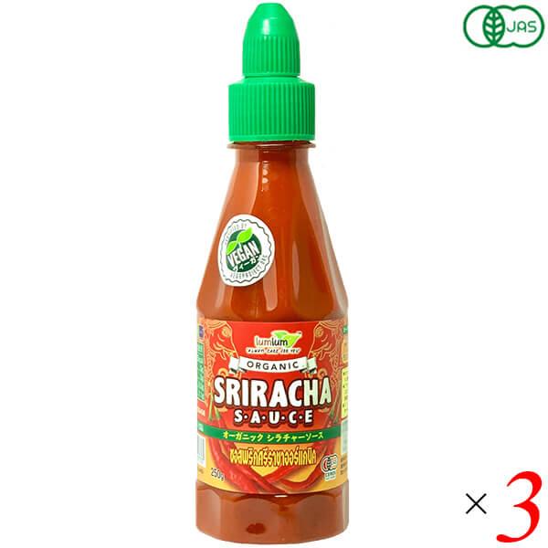 【ポイント+5％！】6/28(日)限定！チブギス CIVGIS オーガニックシラチャーソース 250ml 3本セット タイ料理 サルサソース チリソース