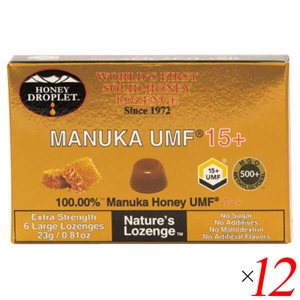 マヌカハニー キャンディ のど飴 ハニードロップレット マヌカハニーUMF15+（のど飴）18g/6粒 8個セット ハニージャパン マヌカハニー キャンディ のど飴 ハニードロップレット マヌカハニー