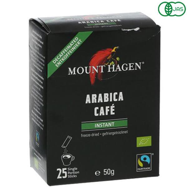 他サイト： ノンカフェイン コーヒー インスタント マウントハーゲン オーガニック フェアトレード カフェインレス インスタントコーヒースティック 2g×25本の商品画像