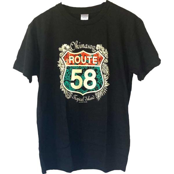 沖縄Tシャツ ルート58 58号線シャツ 黒 : Tz-ocean - 通販 - Yahoo