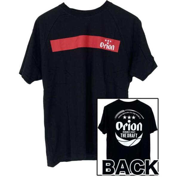 オリオンTシャツ　back モノトーン　黒 ブラック ドラフト缶 orion正規品