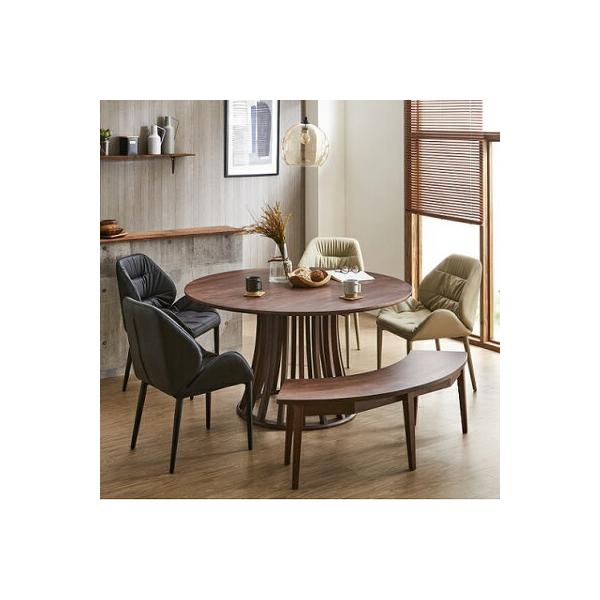 ダイニングテーブルセット ダイニング6点セット 丸テーブル 6人掛け 幅