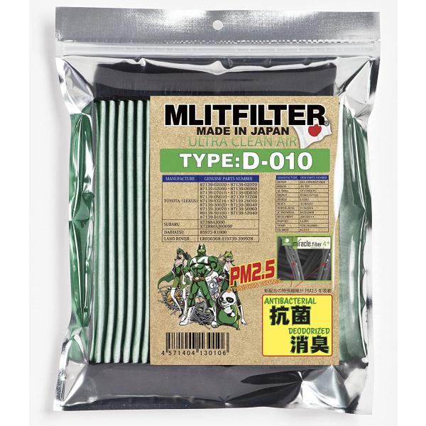 【在庫あり即納!!】MLITFILTER エムリットフィルター D-010 エアコンフィルター