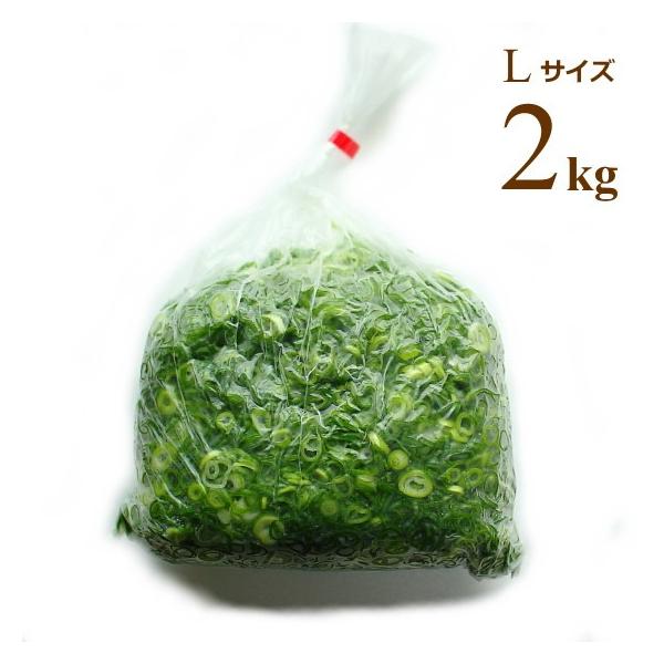 広島県産の土耕栽培のねぎをカット加工してお届けいたします。出荷当日にカットした新鮮な国産ネギをラーメンやお好み焼き、たこ焼きなどにご利用ください。 【商品情報】■配送形態：冷蔵便（ヤマト運輸）■内容量：2kg（1kg×2袋）■サイズ：Lサイ...