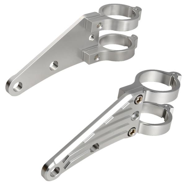 バイク CS250 アルミ削り出し ヘッドライトステー フロントフォーク