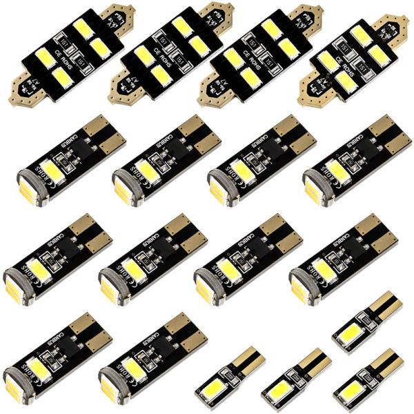BMW E92 3シリーズクーペ [H18.9-H22.4] LED ルームランプ 金メッキ キャンセラー内蔵 SMD 64発 18点セット