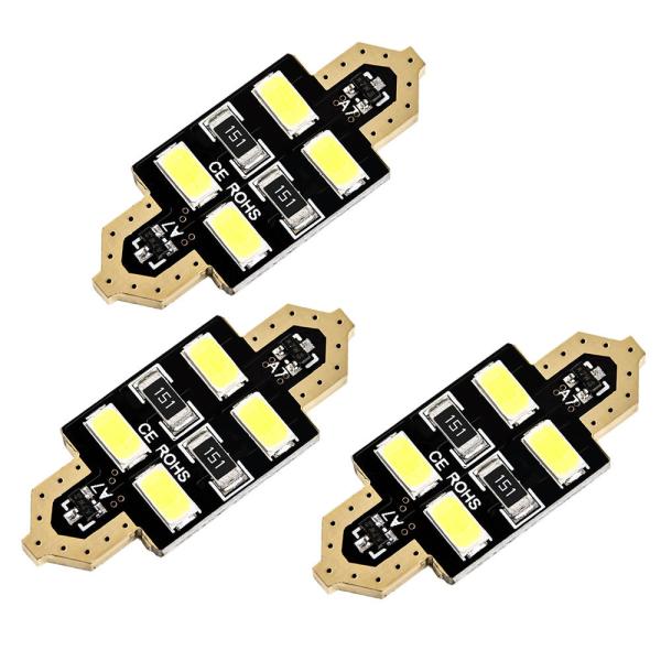 ルノー KC系 カングー1 [H14.3-H21.8] LED ルームランプ 金メッキ キャンセラー内蔵 SMD 12発 3点セット