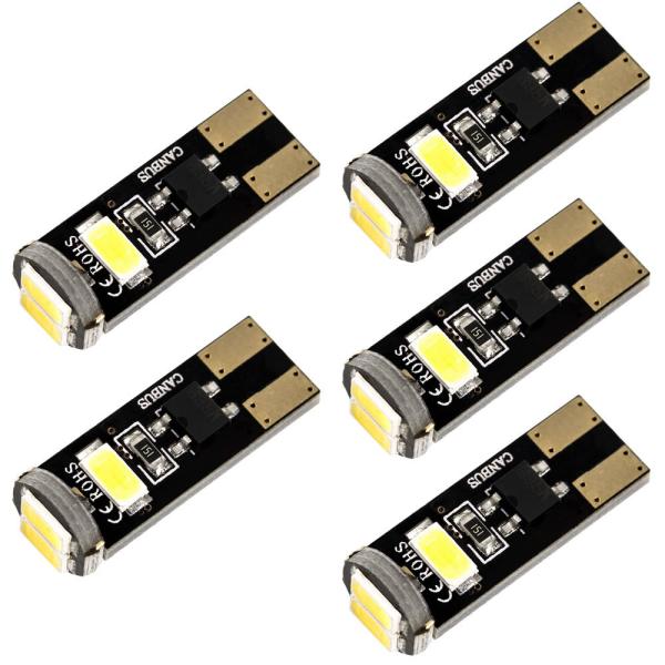 ルノー 2RH5F キャプチャー [H26.2-] LED ルームランプ 金メッキ キャンセラー内蔵 SMD 20発 5点セット